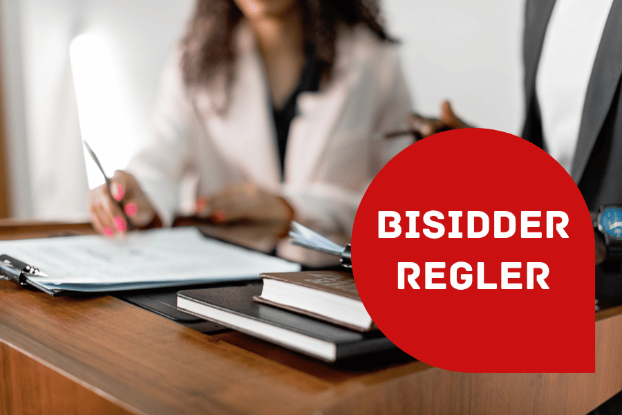 Bisidder regler
