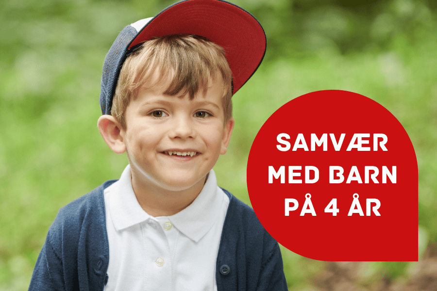 Samvær med barn på 4 år